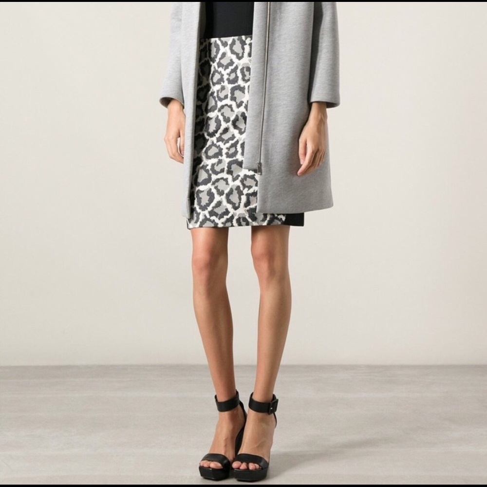 Diane Von Furstenberg Emma Leopard Pencil Skirt 6